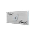 Naambord Model 16 RVS - Plexiglas