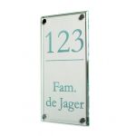 Naambord Model 18 Glaslook