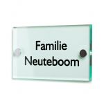 Naambord Model 10 Glaslook